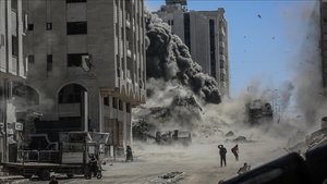 The occupation army kills 7 Palestinians in airstrikes on Gaza.