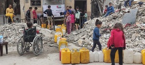 RVF obnavlja oskrbo s pitno vodo v Gazi, popravljena tri črpališča