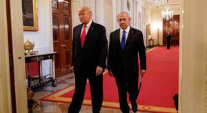 Trump hosts Netanyahu for talks related to the plan to end the war in Gaza.