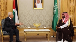 Savdski prestolonaslednik potrdil podporo Palestini in pozval k ustavitvi izraelske agresije